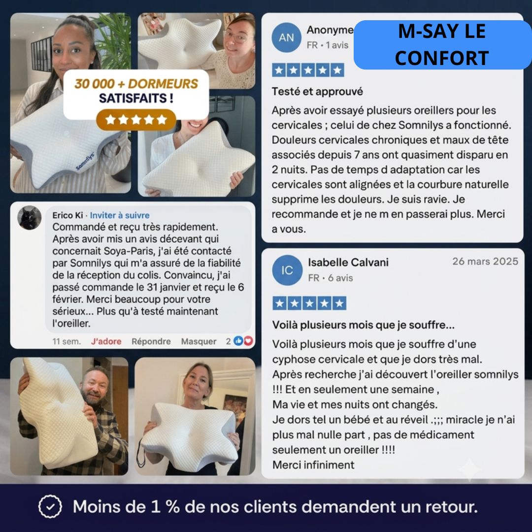 Oreiller Ergonomique